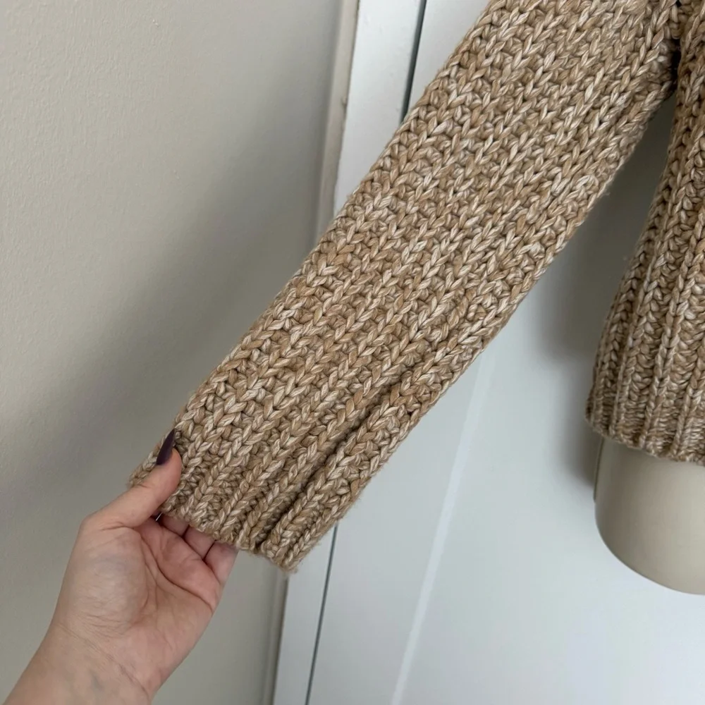 Jenni Kayne - Hudson Turtleneck - Camel Marl
